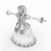 亚里亚-角色人体-角色-VR/AR模型-3D城