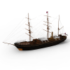 英国古代帆船-船舶-客船-VR/AR模型-3D城
