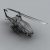 直升机模型-飞机-直升机-VR/AR模型-3D城