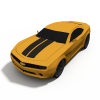 Yellow Camaro-汽车-家用汽车-VR/AR模型-3D城