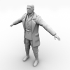 Adolf Hitler-角色人体-角色-VR/AR模型-3D城