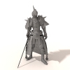战士-角色人体-角色-VR/AR模型-3D城