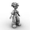 个性非洲男孩-文体生活-艺术品-VR/AR模型-3D城