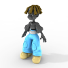 个性非洲男孩-文体生活-艺术品-VR/AR模型-3D城