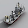 海洋气候研究船-船舶-轮船-VR/AR模型-3D城