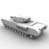 丘吉尔步兵坦克-汽车-军事汽车-VR/AR模型-3D城