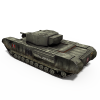 丘吉尔步兵坦克-汽车-军事汽车-VR/AR模型-3D城