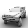 道奇ARMY车道奇军用卡车-汽车-重型车-VR/AR模型-3D城