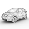 轿车-汽车-家用汽车-VR/AR模型-3D城
