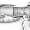 异国情调的餐厅-建筑-餐厅-VR/AR模型-3D城