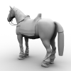 Horse-动植物-哺乳动物-VR/AR模型-3D城