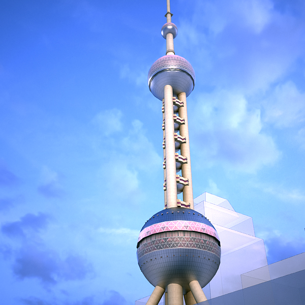 3dcity 专业的vr模型下载与分享平台上海东方明珠电视塔 建筑 基础设施 Vr Ar模型 3d城