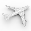 波音747英航-飞机-客机-VR/AR模型-3D城