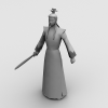 慕容复-角色人体-角色-VR/AR模型-3D城