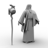 老人-角色人体-角色-VR/AR模型-3D城