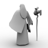 老人-角色人体-角色-VR/AR模型-3D城