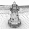 海上灯塔-建筑-基础设施-VR/AR模型-3D城