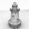海上灯塔-建筑-基础设施-VR/AR模型-3D城