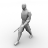 忍者-角色人体-角色-VR/AR模型-3D城