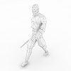 忍者-角色人体-角色-VR/AR模型-3D城