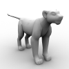 母狮狮子-角色人体-角色-VR/AR模型-3D城