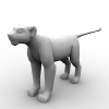 母狮狮子-角色人体-角色-VR/AR模型-3D城