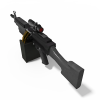 M249加瞄准器-VR/AR模型-3D城