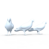 三只鸟装饰-文体生活-艺术品-VR/AR模型-3D城