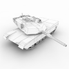 M1A1坦克-汽车-军事汽车-VR/AR模型-3D城