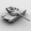 M1A1坦克-汽车-军事汽车-VR/AR模型-3D城