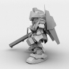 SD敢达-角色人体-角色-VR/AR模型-3D城
