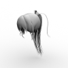 可爱女孩发型-角色人体-角色-VR/AR模型-3D城