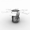 SORCE卫星-科技-航天卫星-VR/AR模型-3D城