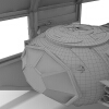 飞船-科技-航天卫星-VR/AR模型-3D城