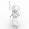 神话OL角色-角色人体-角色-VR/AR模型-3D城
