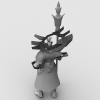 神话OL角色-角色人体-角色-VR/AR模型-3D城