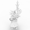 神话OL角色-角色人体-角色-VR/AR模型-3D城
