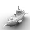 潜艇-船舶-货船-VR/AR模型-3D城