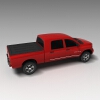 红色小型货车-汽车-重型车-VR/AR模型-3D城