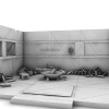 室内场景-建筑-卧室-VR/AR模型-3D城