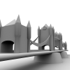 伦敦塔桥-建筑-办公-VR/AR模型-3D城