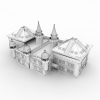 欧式建筑-建筑-住宅-VR/AR模型-3D城