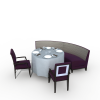 餐厅桌椅-家居-桌椅-VR/AR模型-3D城