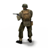 部队军人-角色人体-男人-VR/AR模型-3D城