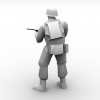 部队军人-角色人体-男人-VR/AR模型-3D城