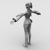 卓越之剑 中国小小-角色人体-角色-VR/AR模型-3D城