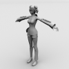 卓越之剑 中国小小-角色人体-角色-VR/AR模型-3D城