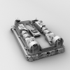 中国海军726型气垫登陆艇-船舶-军事船舶-VR/AR模型-3D城
