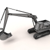 挖掘机-科技-机器设备-VR/AR模型-3D城