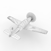 螺旋桨飞机-飞机-军事飞机-VR/AR模型-3D城
